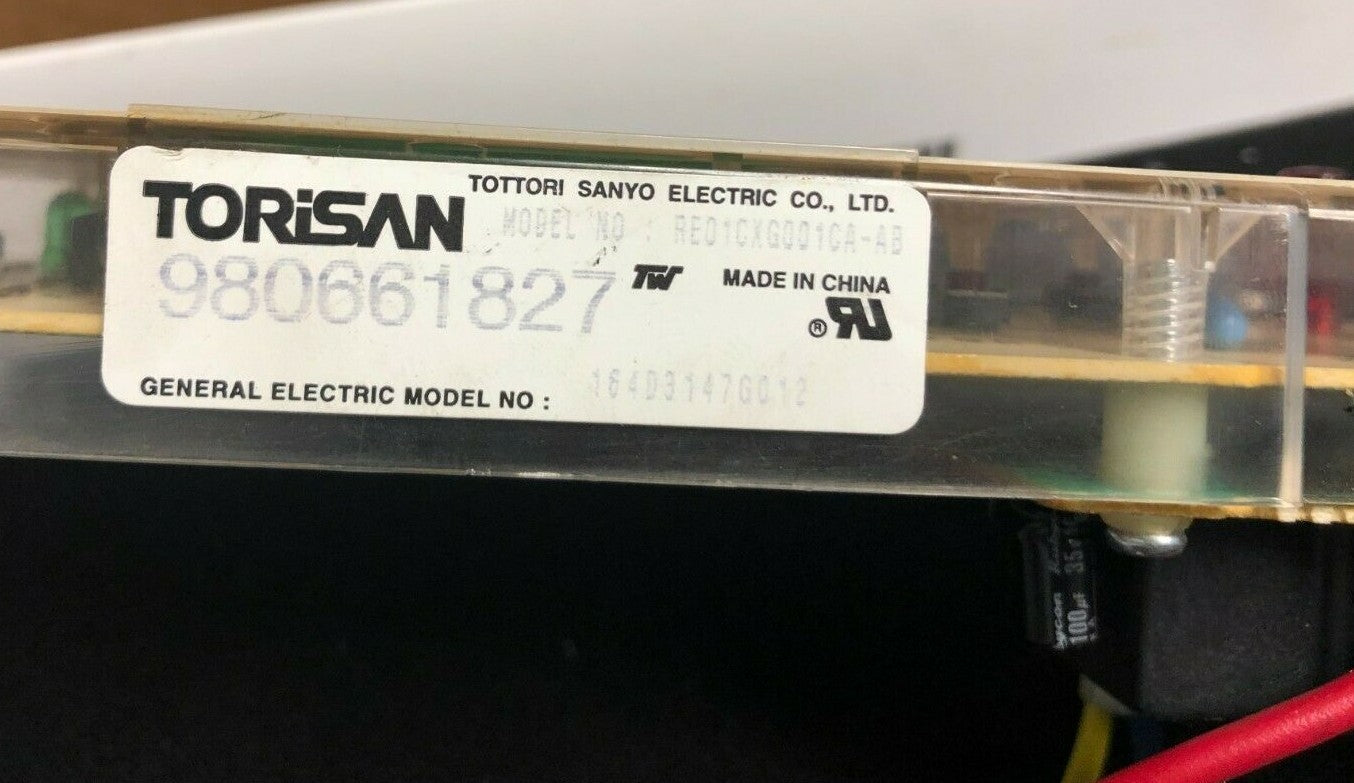 GE RANGE STOVE DISPLAY INTERFACE W/ CONTROL BOARD PART 164D3147G012 DC-75