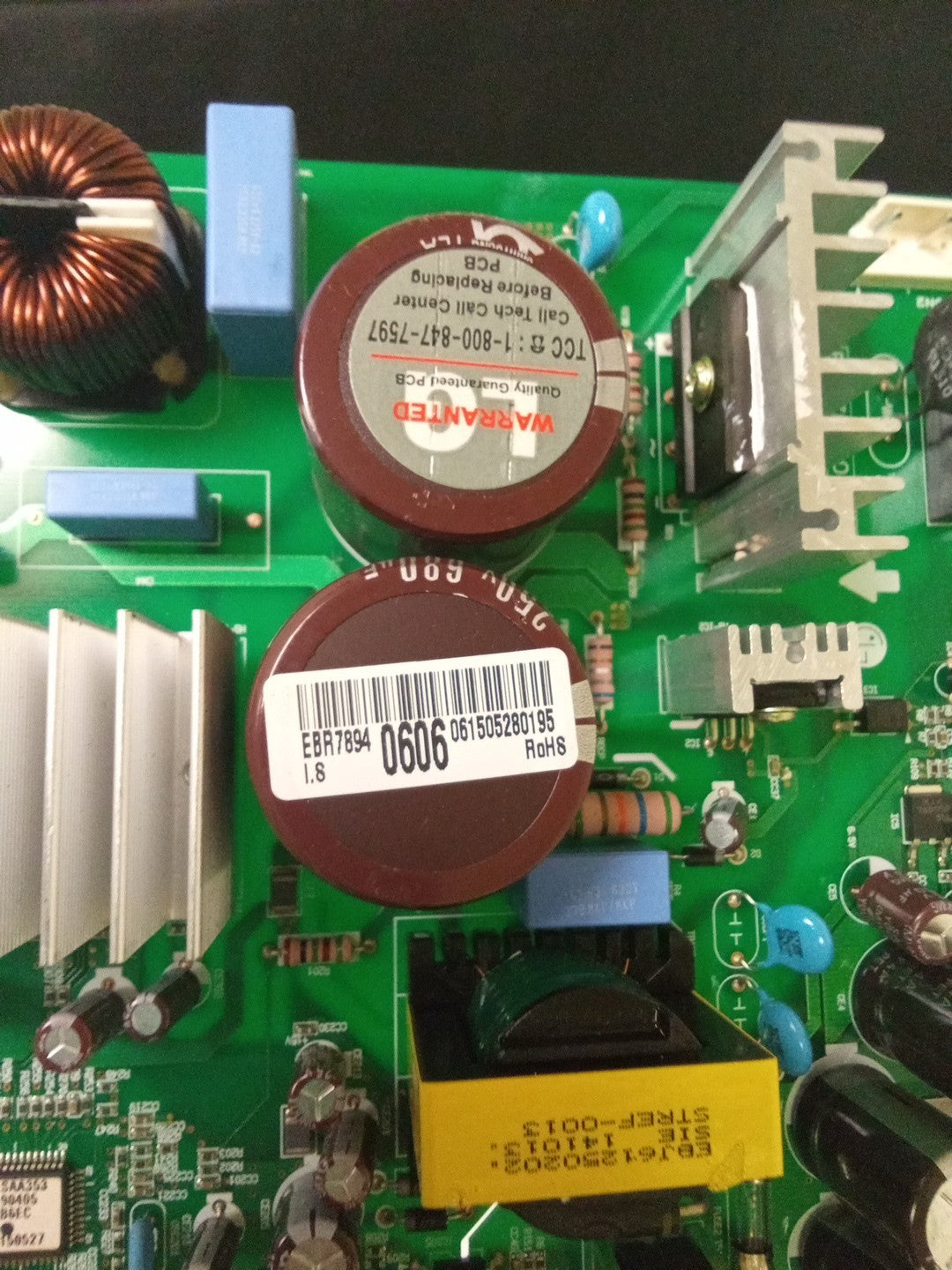 LG Refrigerator Control Board Part # EBR789406 AMK-419