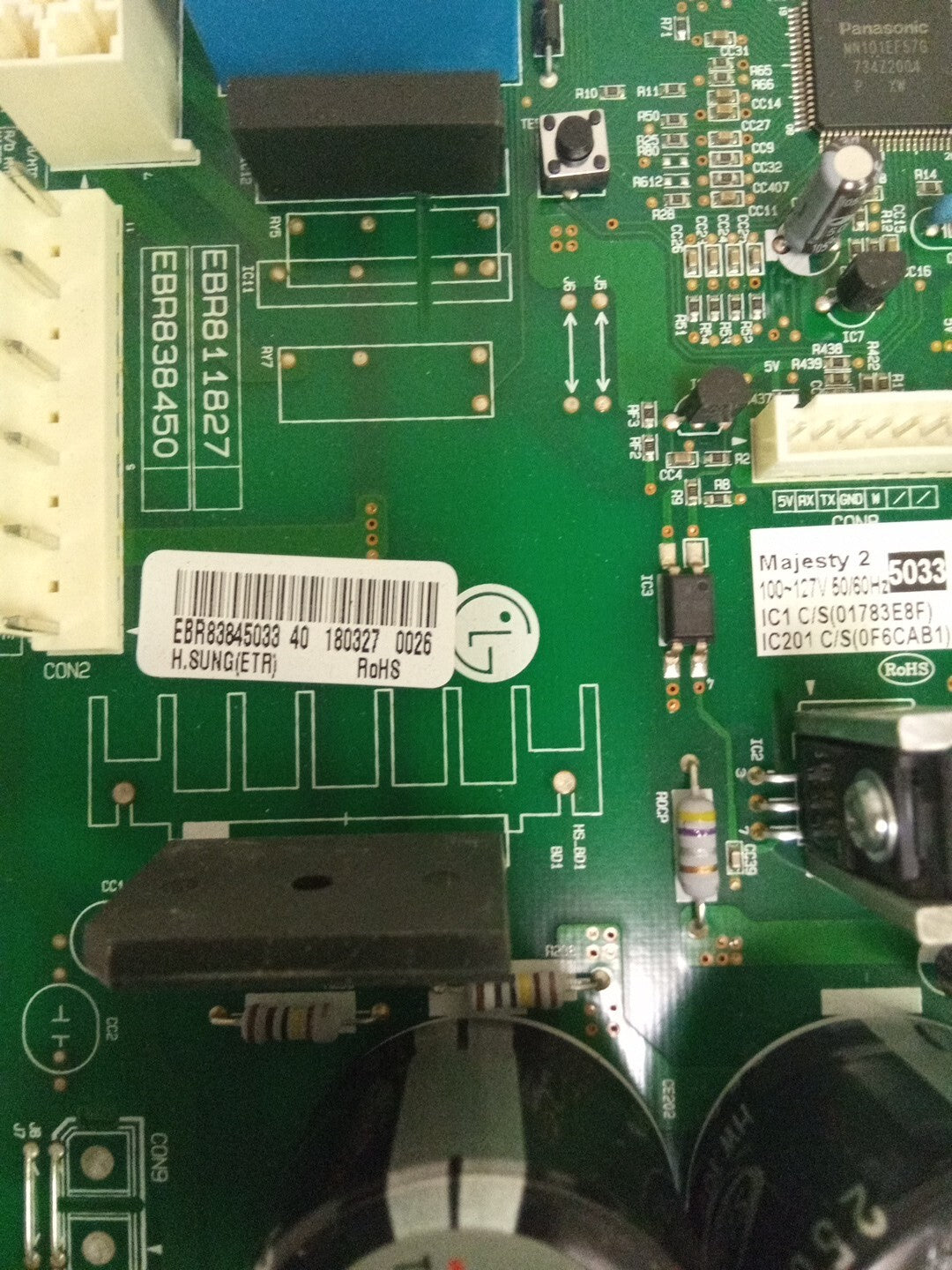 LG Fridge Control Board EBR83845003 AK-755
