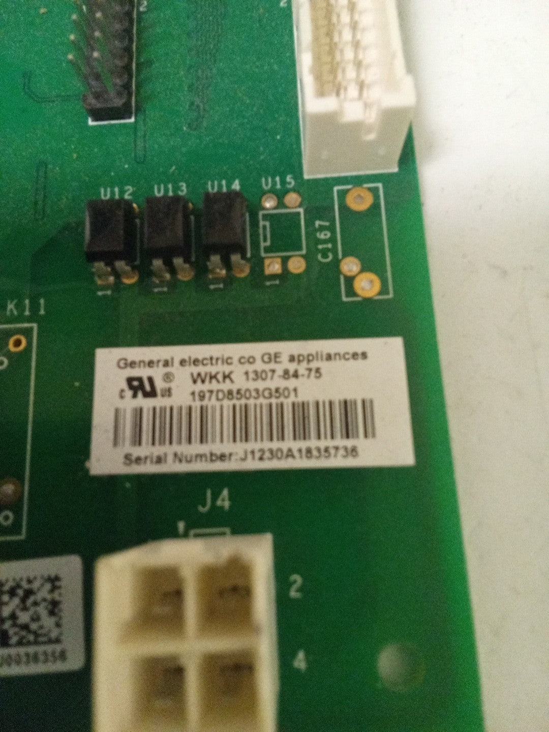 GE Refrigerator WR55X29608 197D8503G501 Main Control Board Assembly AMK-439