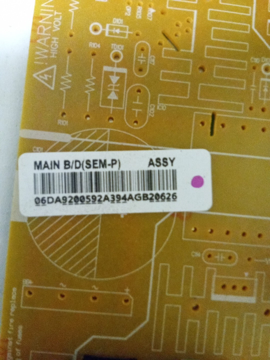 Samsung Fridge Control Board DA92-00592A AMK-175