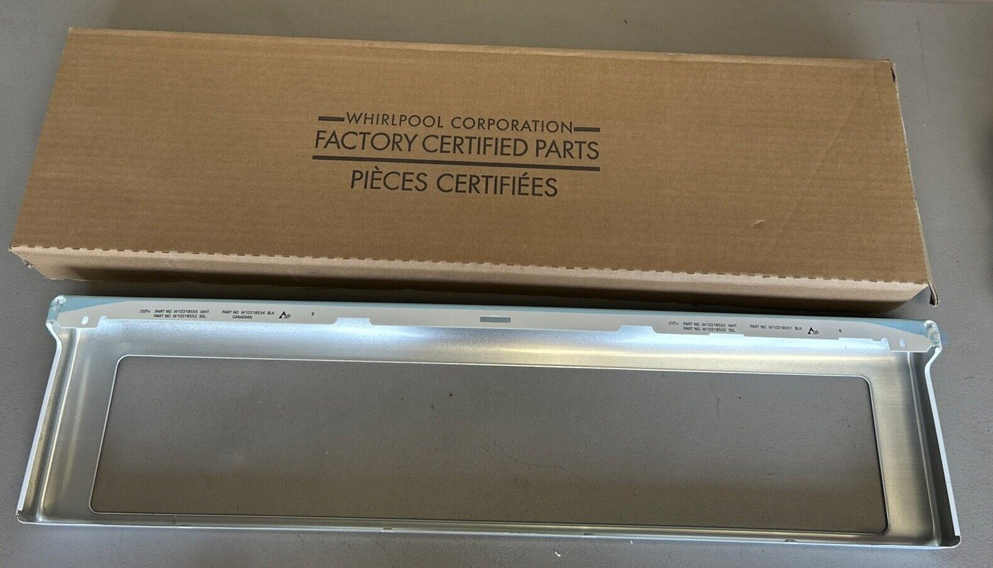 Whirlpool W10318552 Range Control Panel Trim White New In Box Ov36
