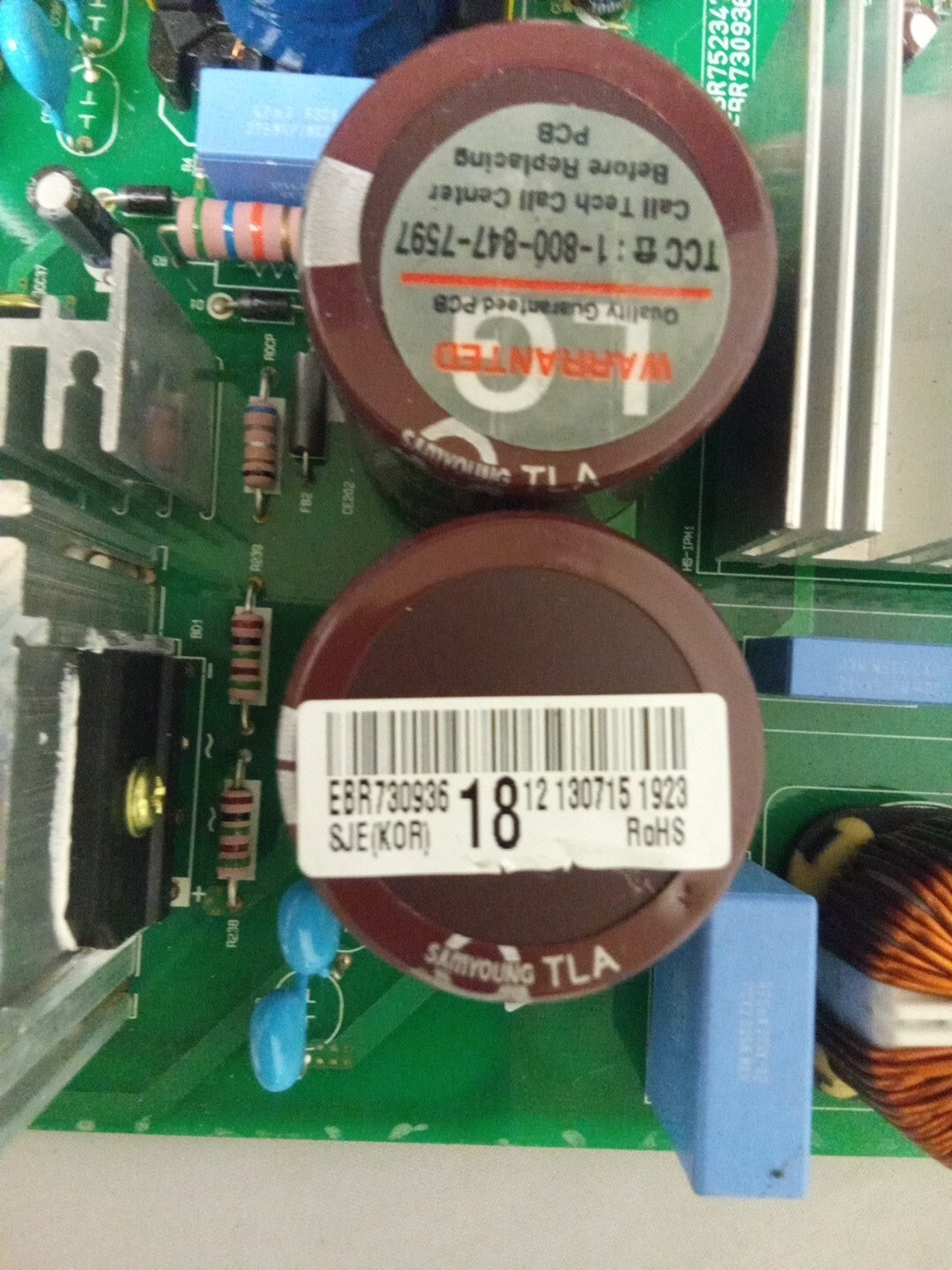 LG Refrigerator Control Board EBR73093618 AMK-86