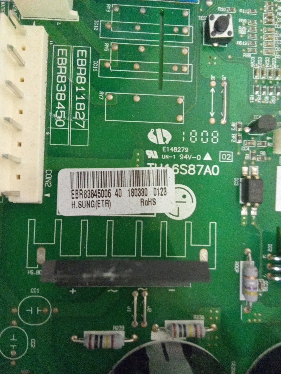 LG Refrigerator Control Board EBR83845006 AMK-203