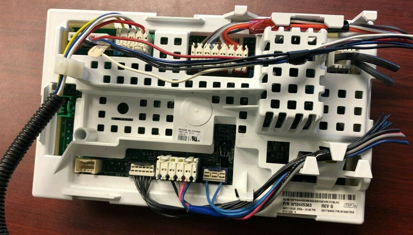 WHIRLPOOL WASHER CONTROL BOARD PART # W10445363 DC706