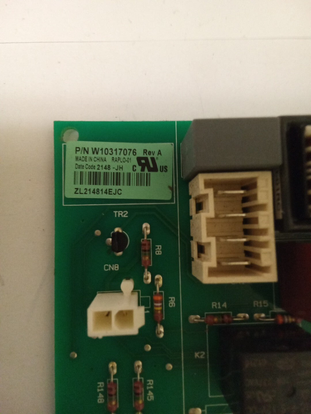 OEM Whirlpool Refrigerator Control Board W10317076 AK-804