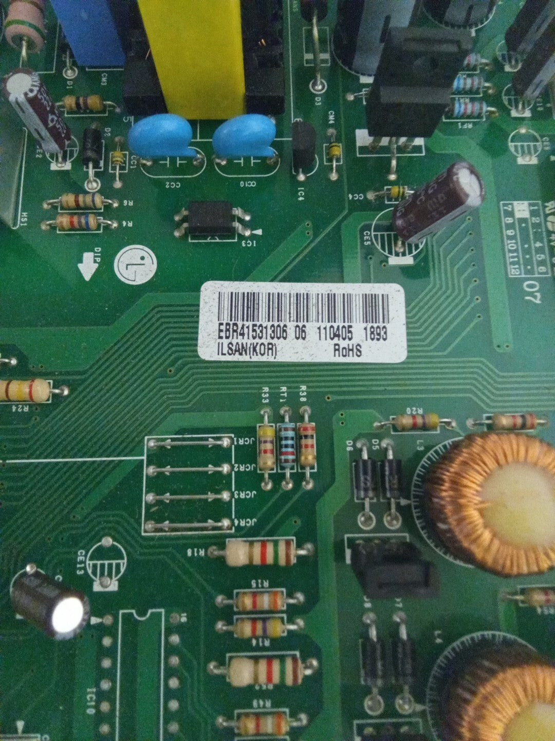 LG/Kenmore Fridge Control EBR41531306 Board AMK-170