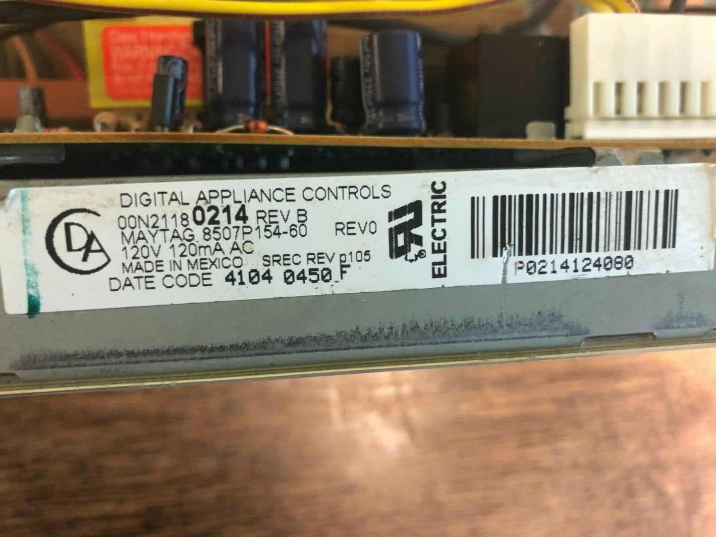 Maytag Oven Range Electronic Control 00N21180213 DC-110