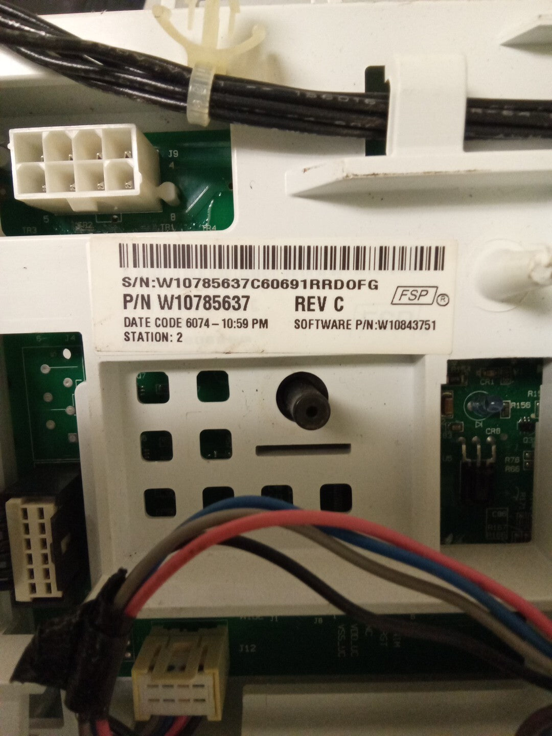 Whirlpool Washer Control Board W10785637 AK-520