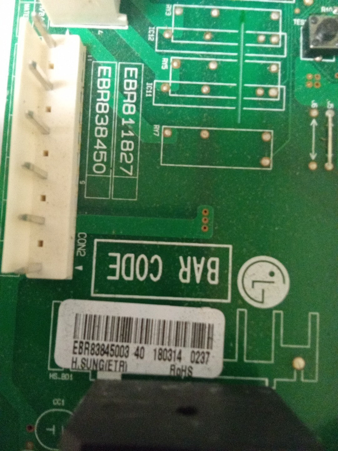LG Fridge Control Board EBR83845003 AK-836