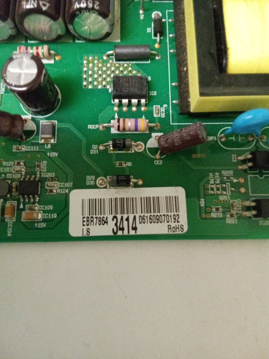 LG Refrigerator Control EBR78643414 AK-955