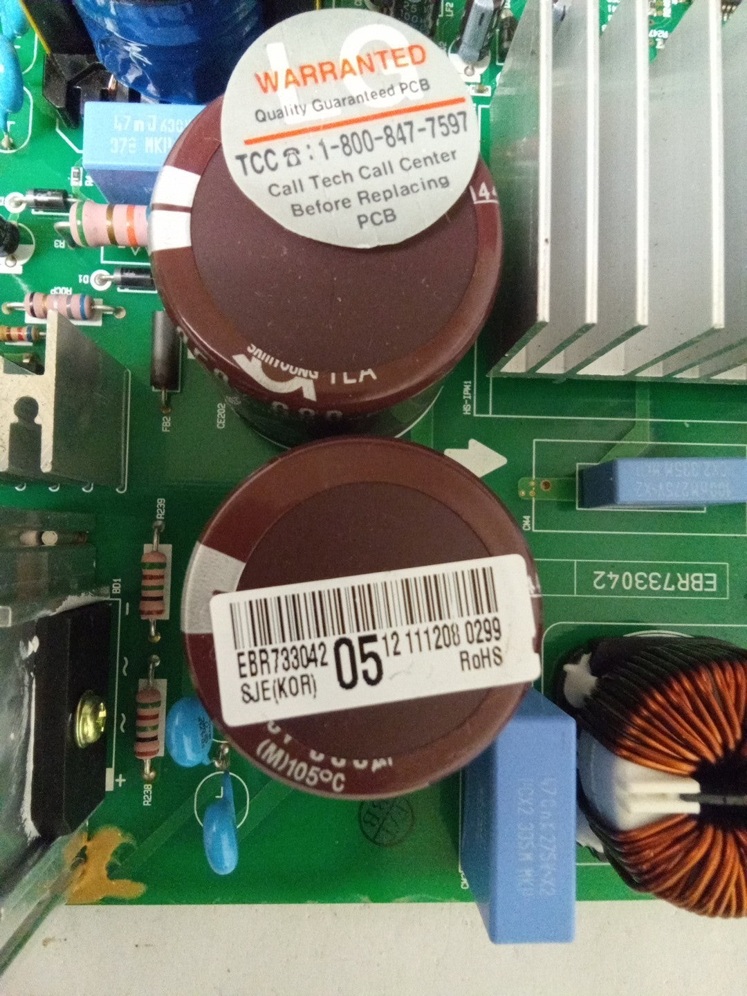 LG Refrigerator Control EBR73304205 AMK-549
