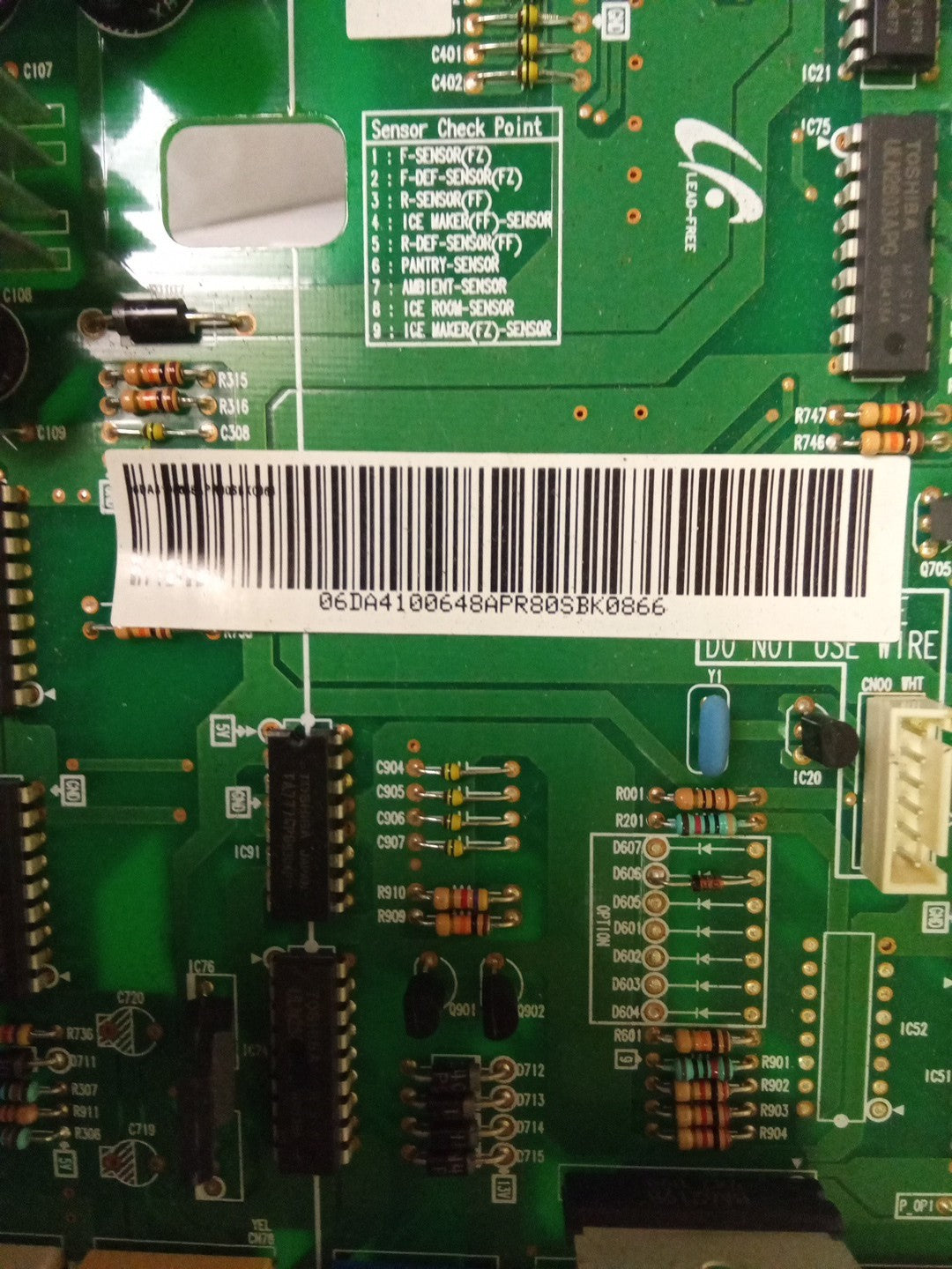 Samsung Refrigerator Control Board DA41-00648A AMK-648