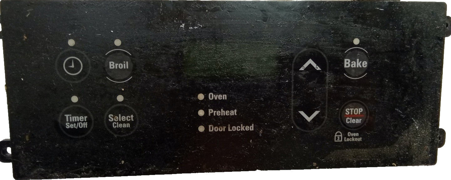 Electrolux Oven Range Control Board 31641820 Black Overlay Used TLM-510