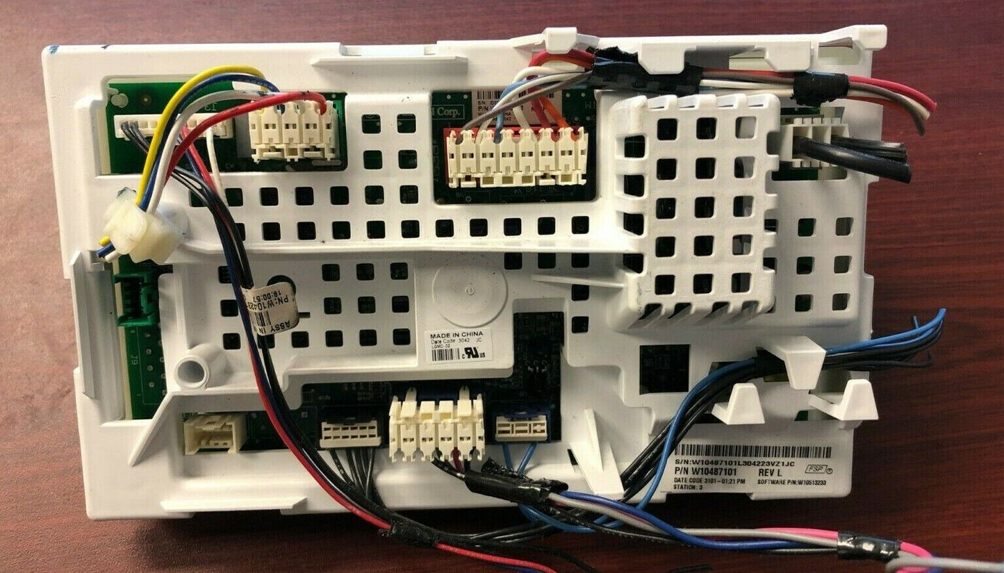 WHIRLPOOL WASHER CONTROL BOARD PART # W10487101 DC714