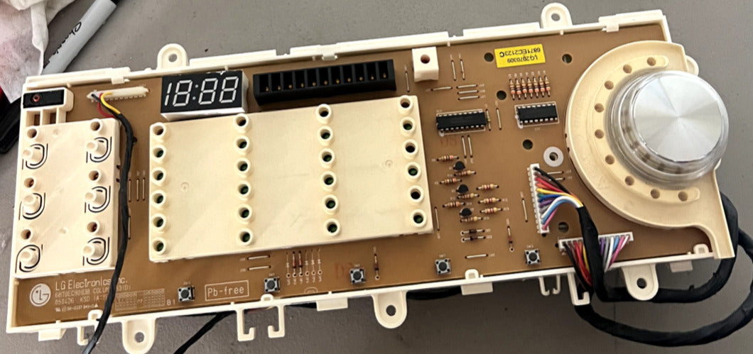 USED LG Dryer User Interface Main Control Board 6871EL1004D 6871EC2123C SCM220