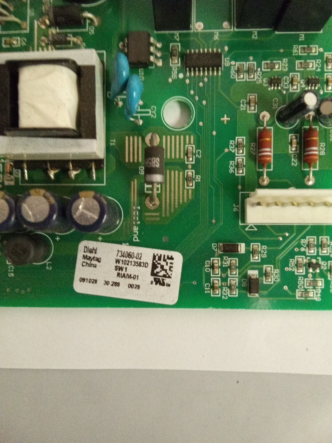 Whirlpool W10213583D Refrigerator Control Board AK-918