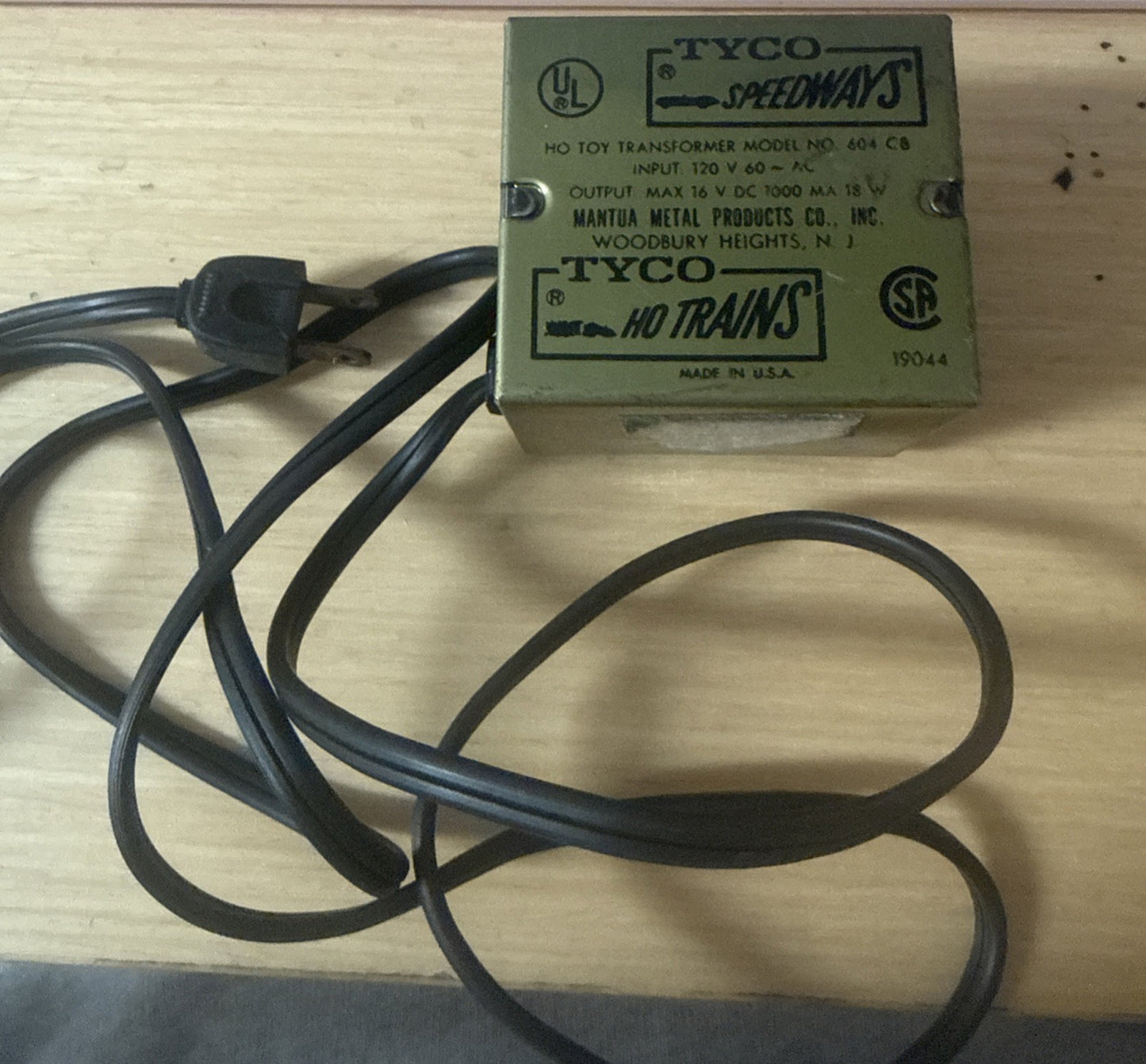 Tyco Speedways Transformer 604 CB Used JB132