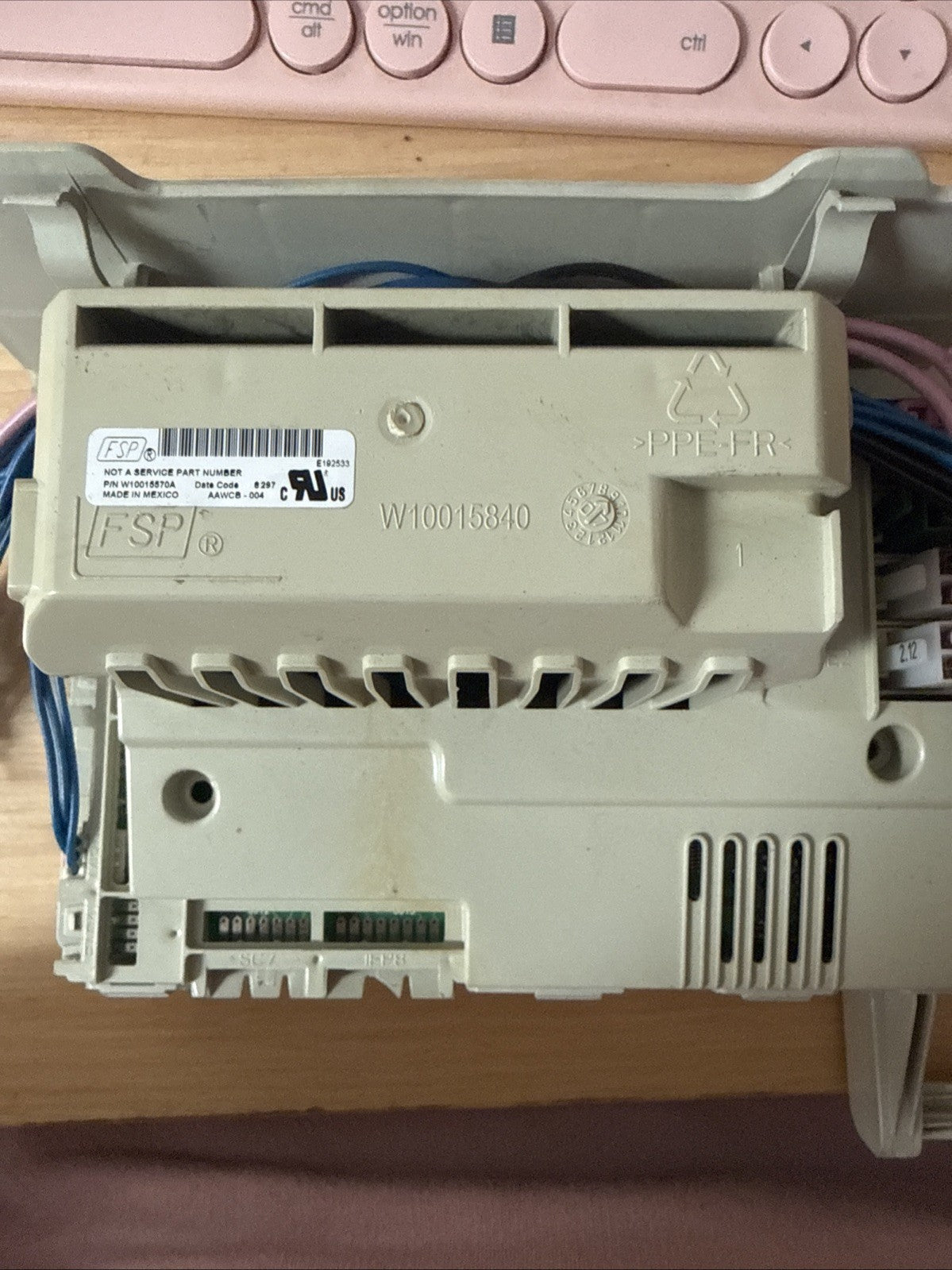 W10015570a Used Whirlpool Washer Control Board JB95