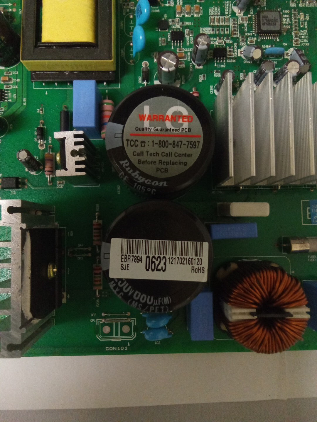 LG Fridge Control Board EBR78940623 AK-932