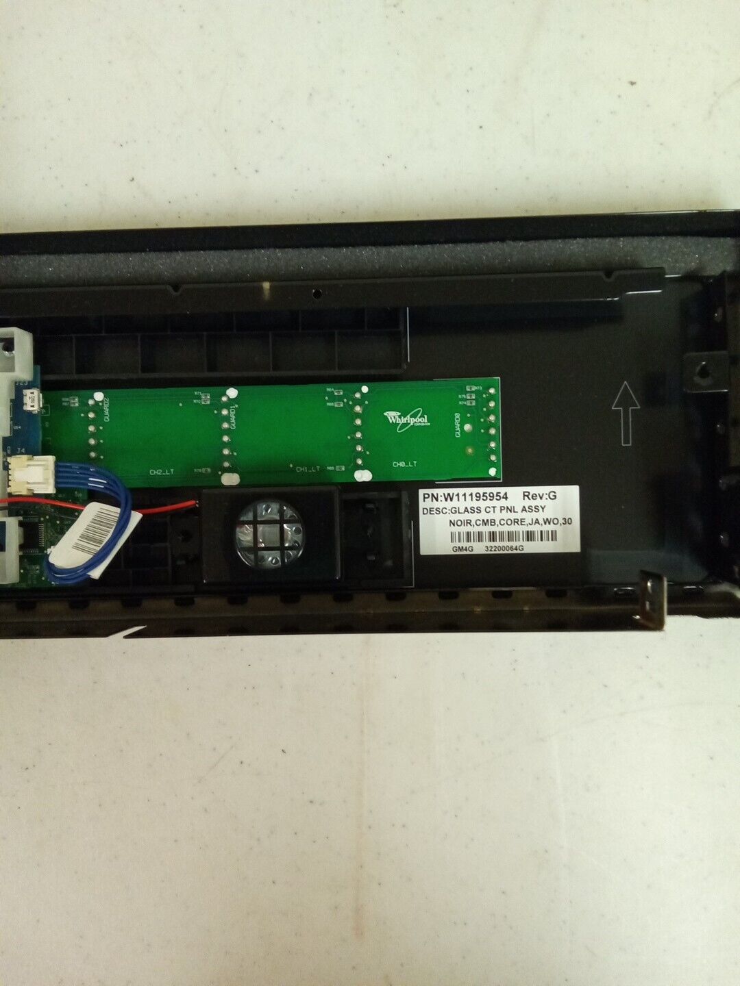 W11600625 JennAir Control Panel (Black) AK-252