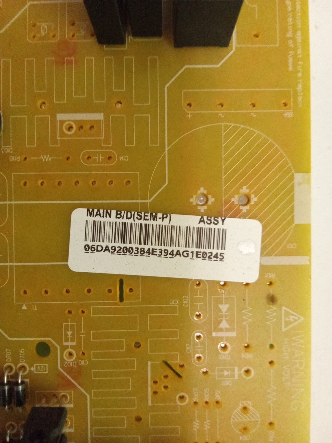Samsung Refrigerator Control DA92-00384E AK-912