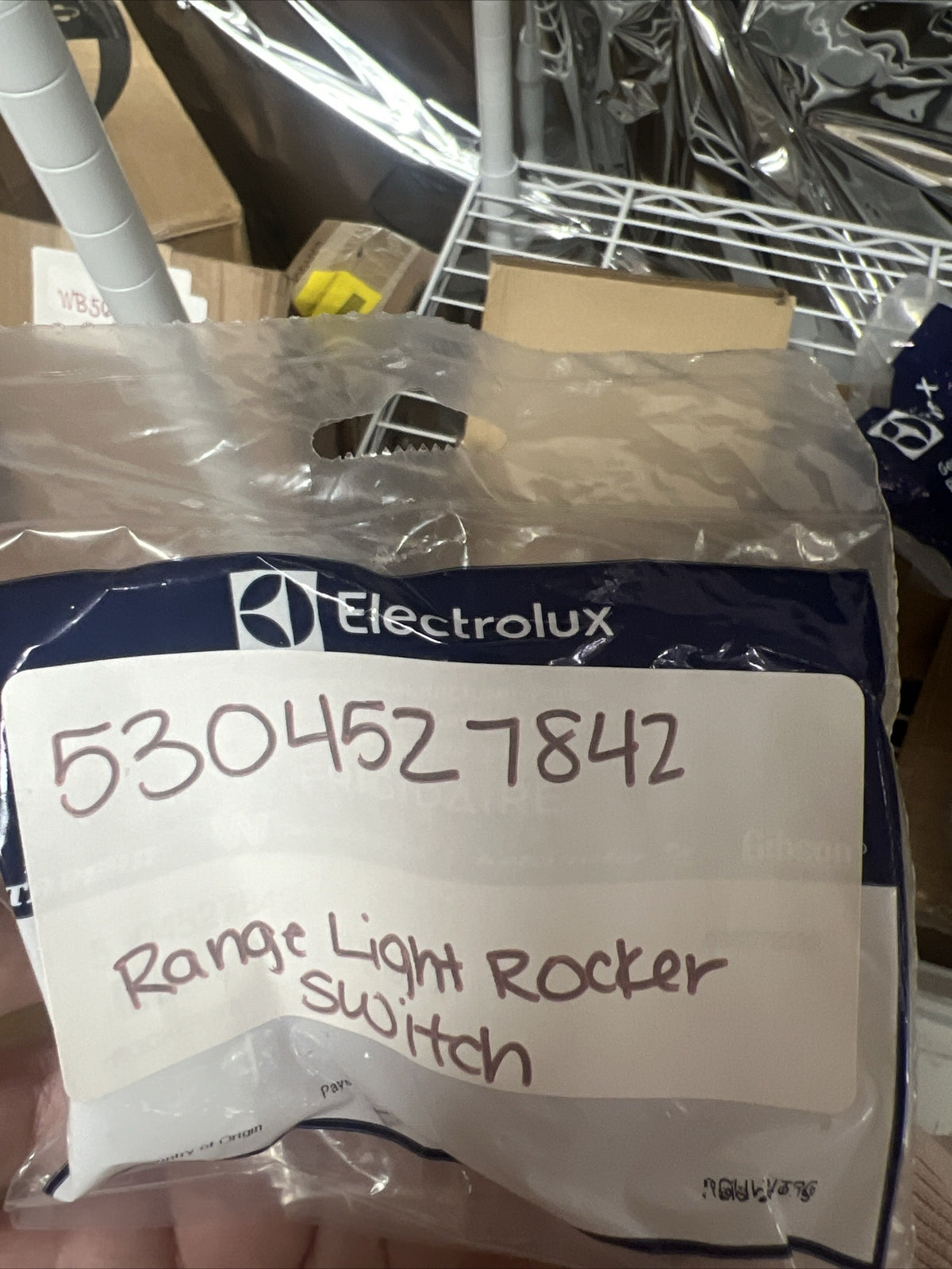 Electrolux 5304527842 Range Light Rocker Switch New In Package SEA347
