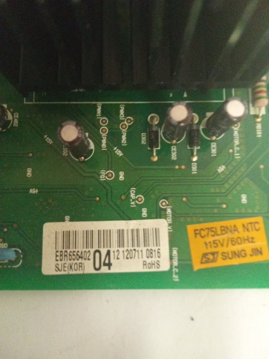 LG Fridge Control EBR65640204 AMK-7