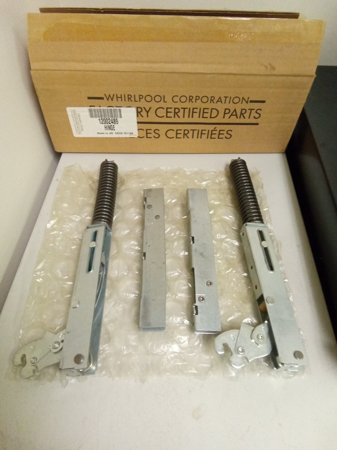 Whirlpool Range/Stove/Oven Door Hinge 12002489 AK-24