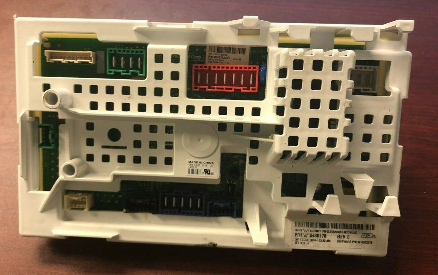 Whirlpool Washer Control Board PART # W10480178 DC700