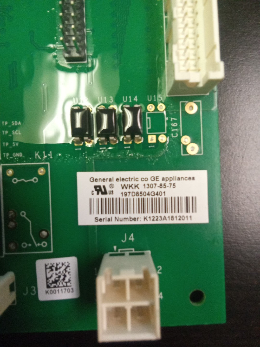 GE Refrigerator 197D8504G401 Main Control Board AMK-601