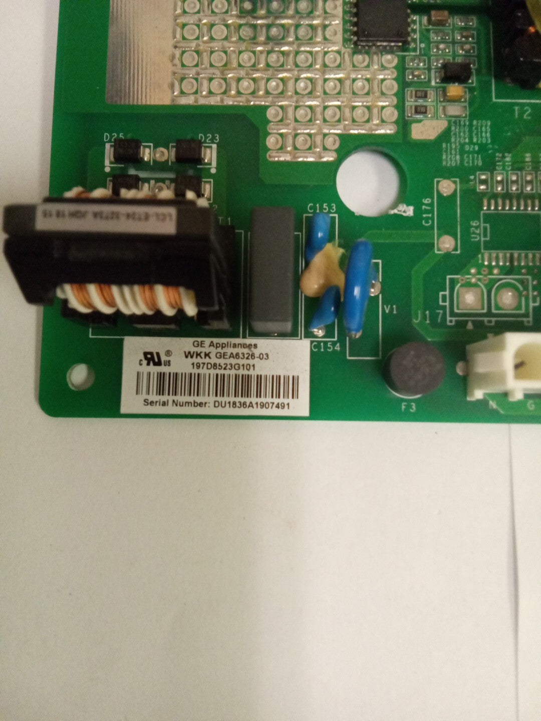 GE Refrigerator Control Board 197D8523G101 AK-735