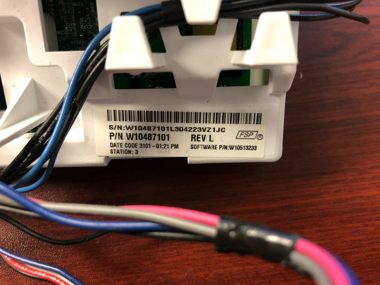 WHIRLPOOL WASHER CONTROL BOARD PART # W10487101 DC714