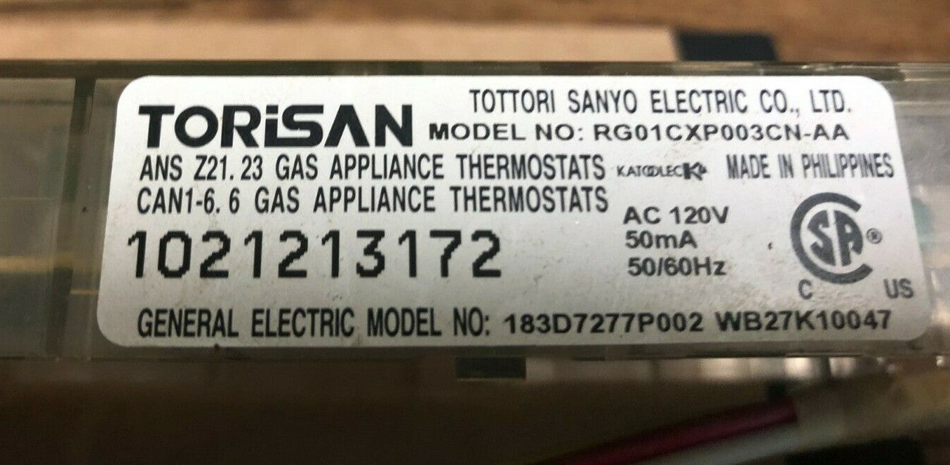 GE 183D7277P002 Range Control RG01CXP003CN-AA Used DC-25