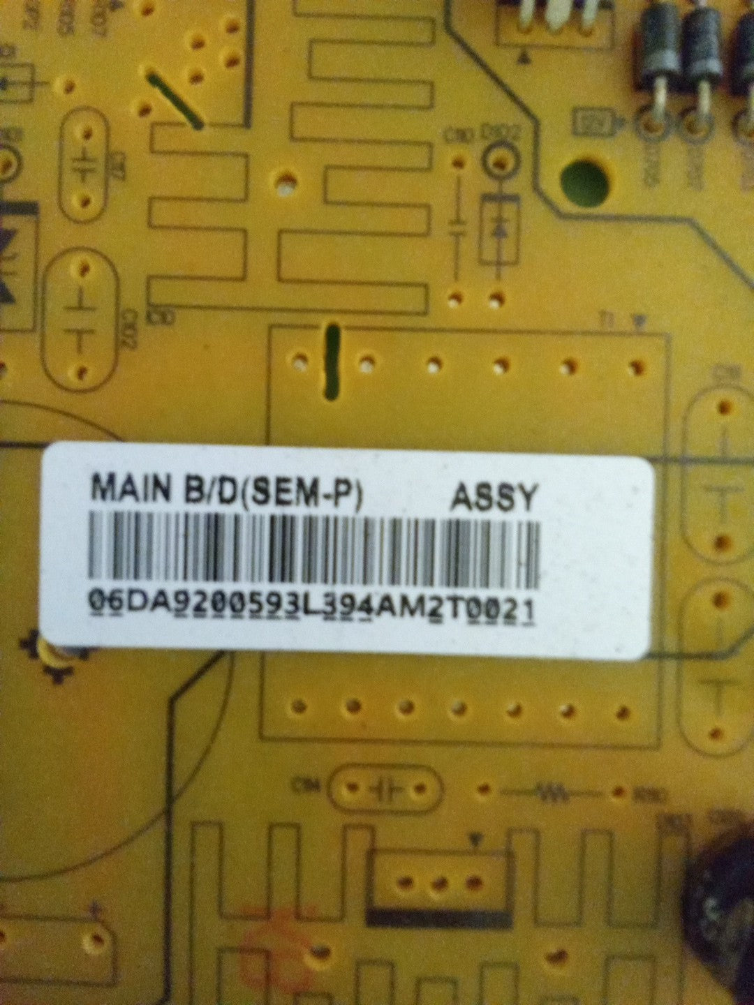 Samsung Refrigerator Control DA92-00593L AMK-265