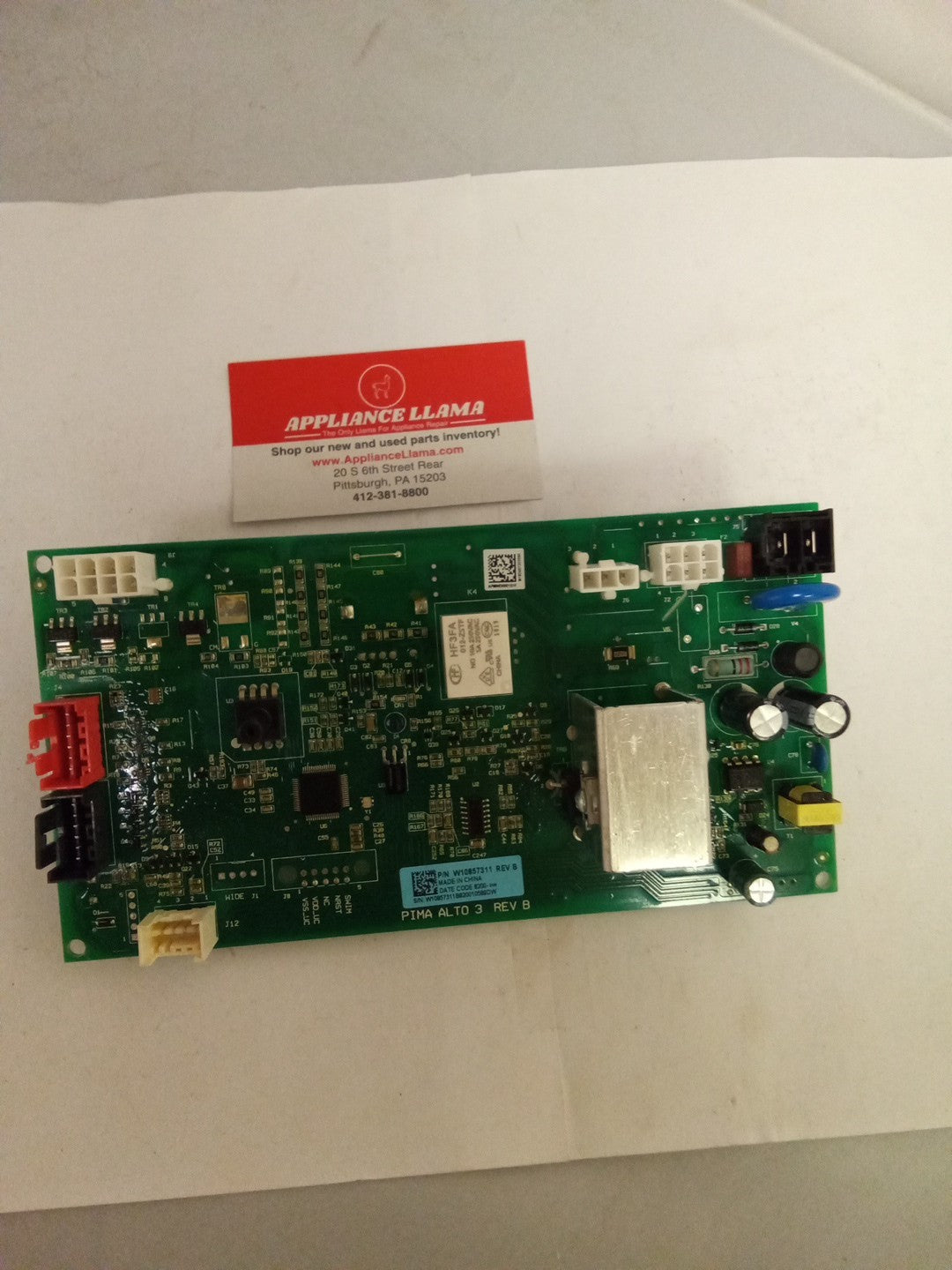 Whirlpool Washer Control Board W10857311 REV B AMK-357