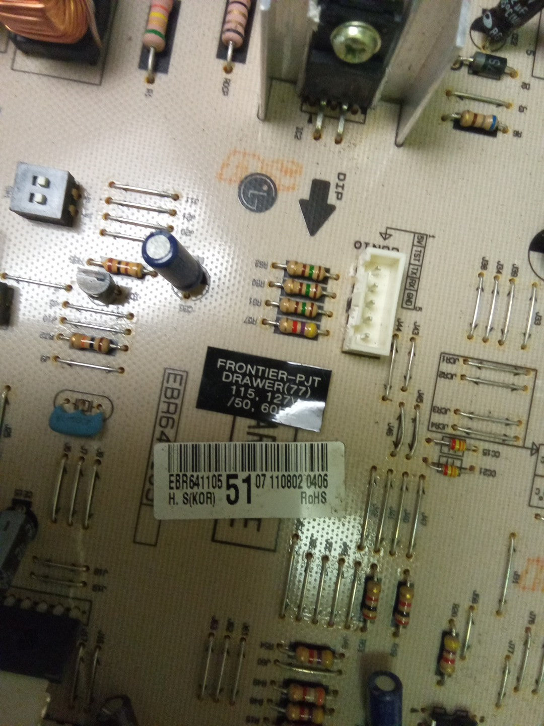 LG Refrigerator Control Board EBR64110551 AMK-346