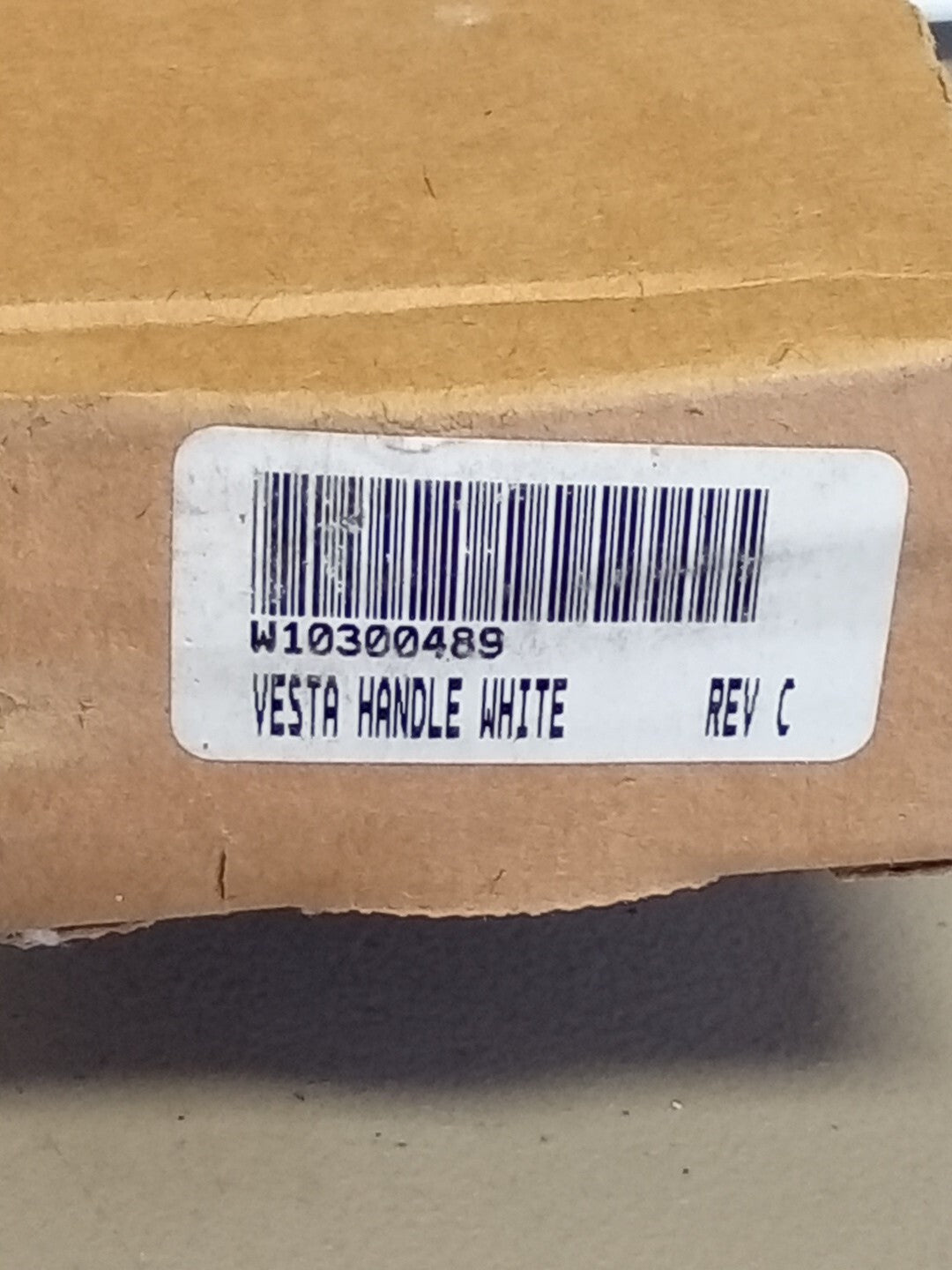 Whirlpool W10300489 Range Oven Door Handle Genuine OEM White Ov-39