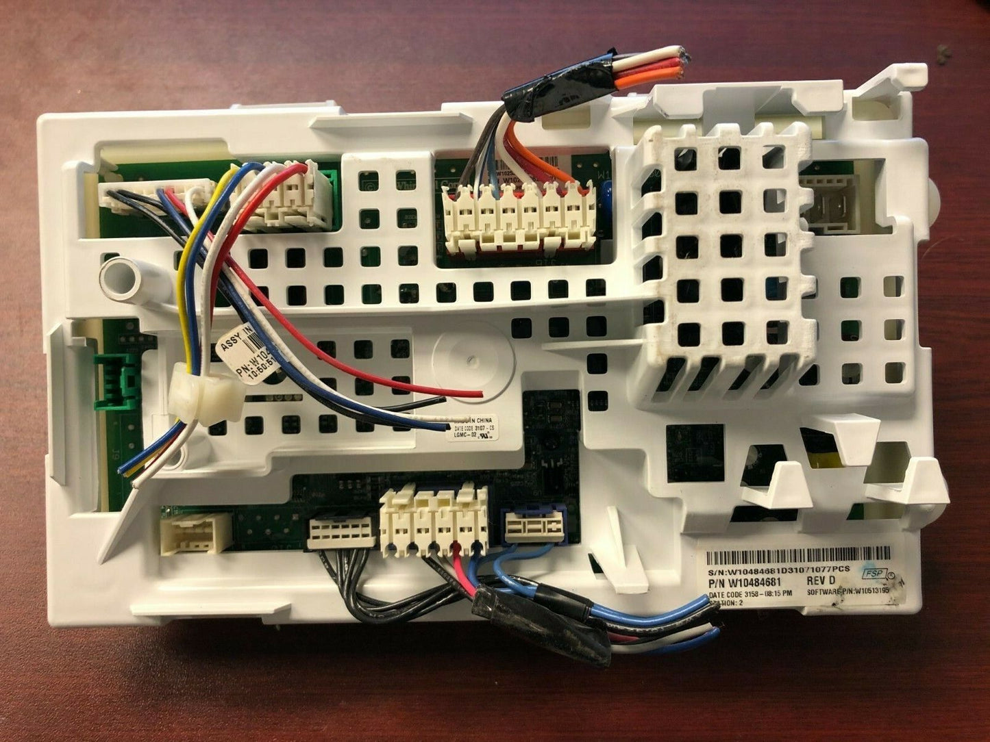 WHIRLPOOL WASHER CONTROL BOARD PART # W10484681 DC713