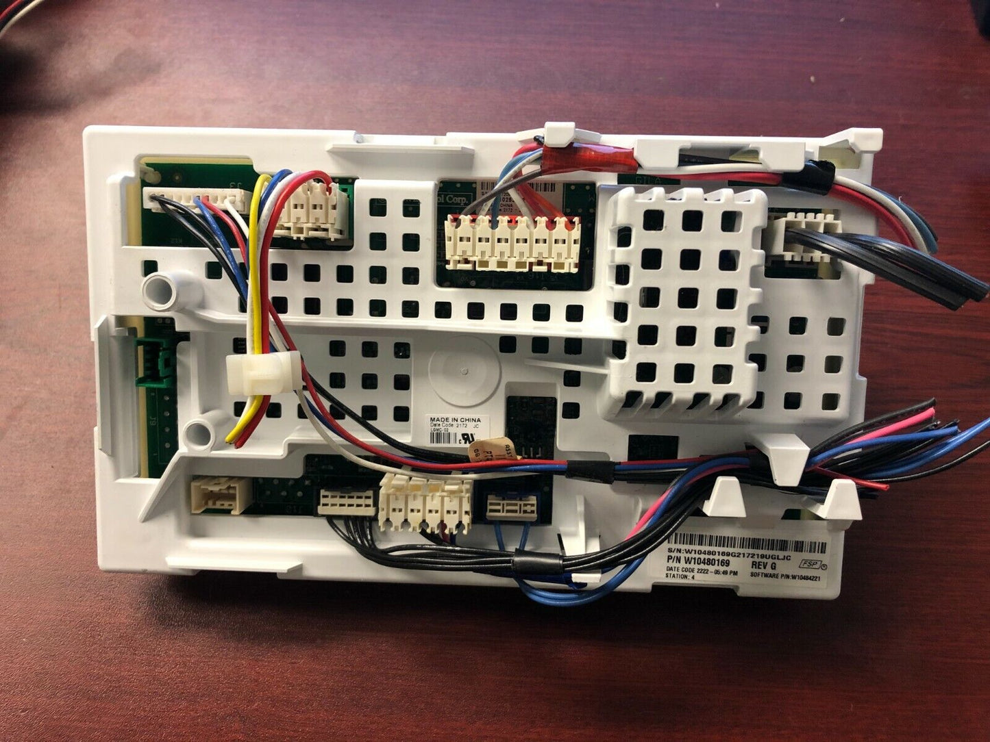 WHIRLPOOL WASHER CONTROL BOARD PART # w10480169 DC707