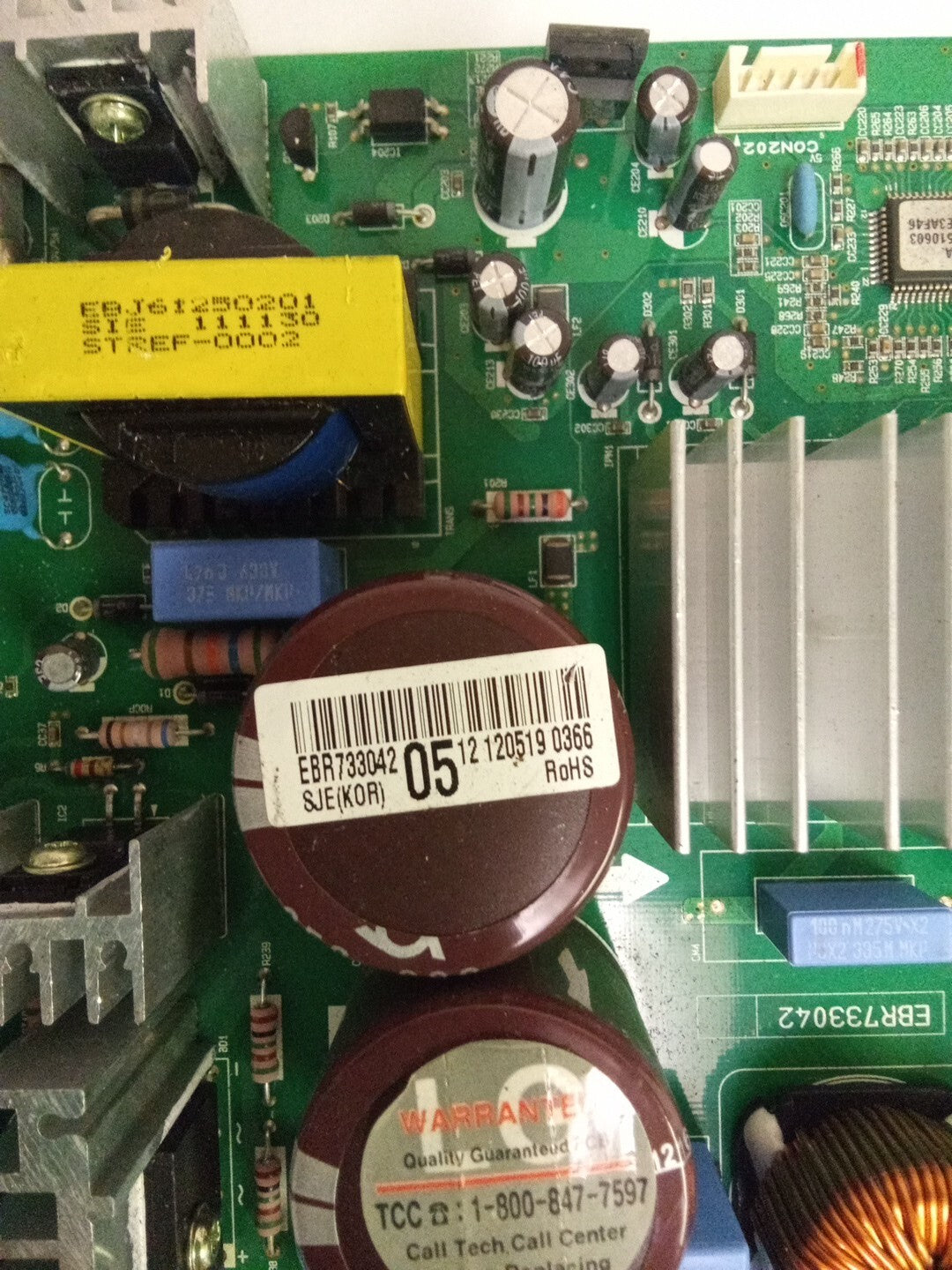 LG Refrigerator Control Board EBR73304205 AK-850