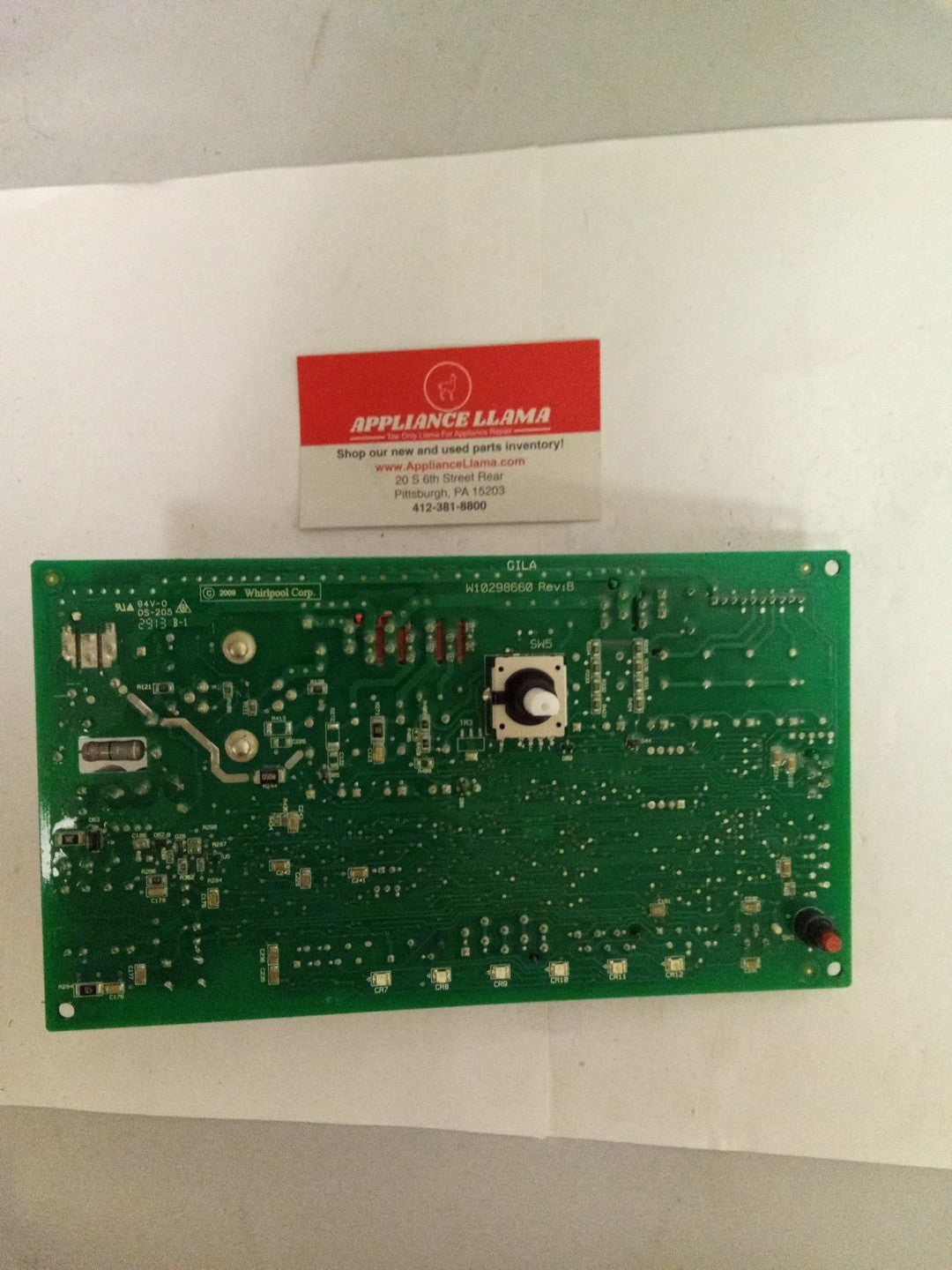 Whirlpool Washer Control Board W10253362 REV F AMK-353