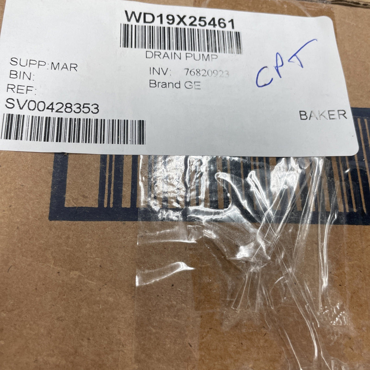 GE WD19X25461 AP6973150 Dishwasher Drain Pump BA105
