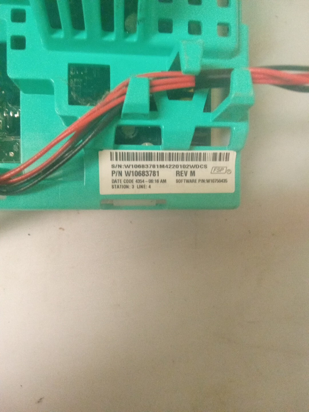 W10683781 Whirlpool Maytag Washer Control Board AK-529