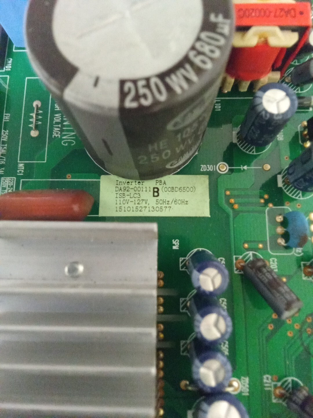 Samsung Refrigerator Control DA92-00111B AK-994