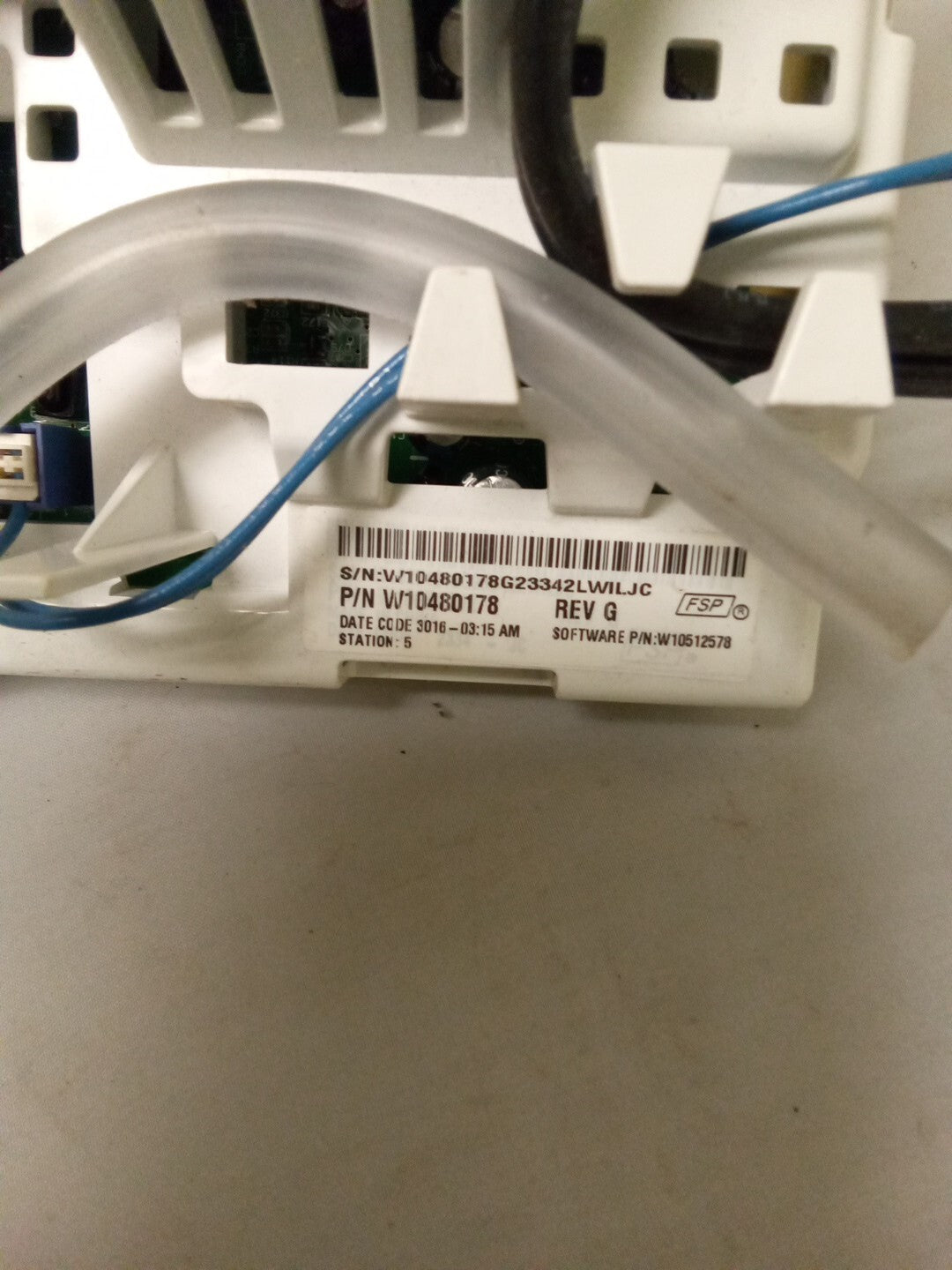 W10480178 Washer Main Control Board AK-526