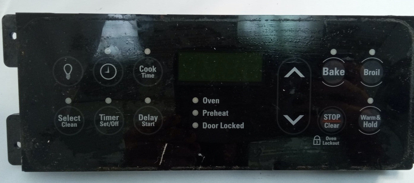 Electrolux 316418311 Oven Range Clock Timer Control Board Black Overlay TLM-509