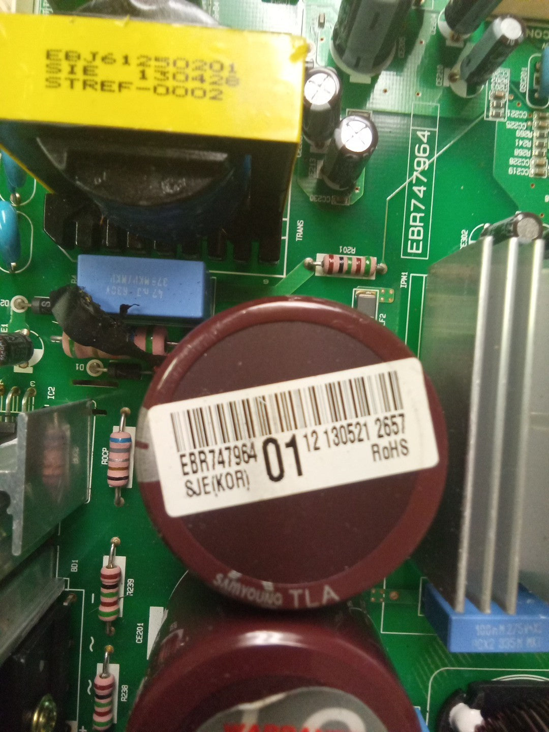 LG Refrigerator Control Board EBR74796401 AMK-606