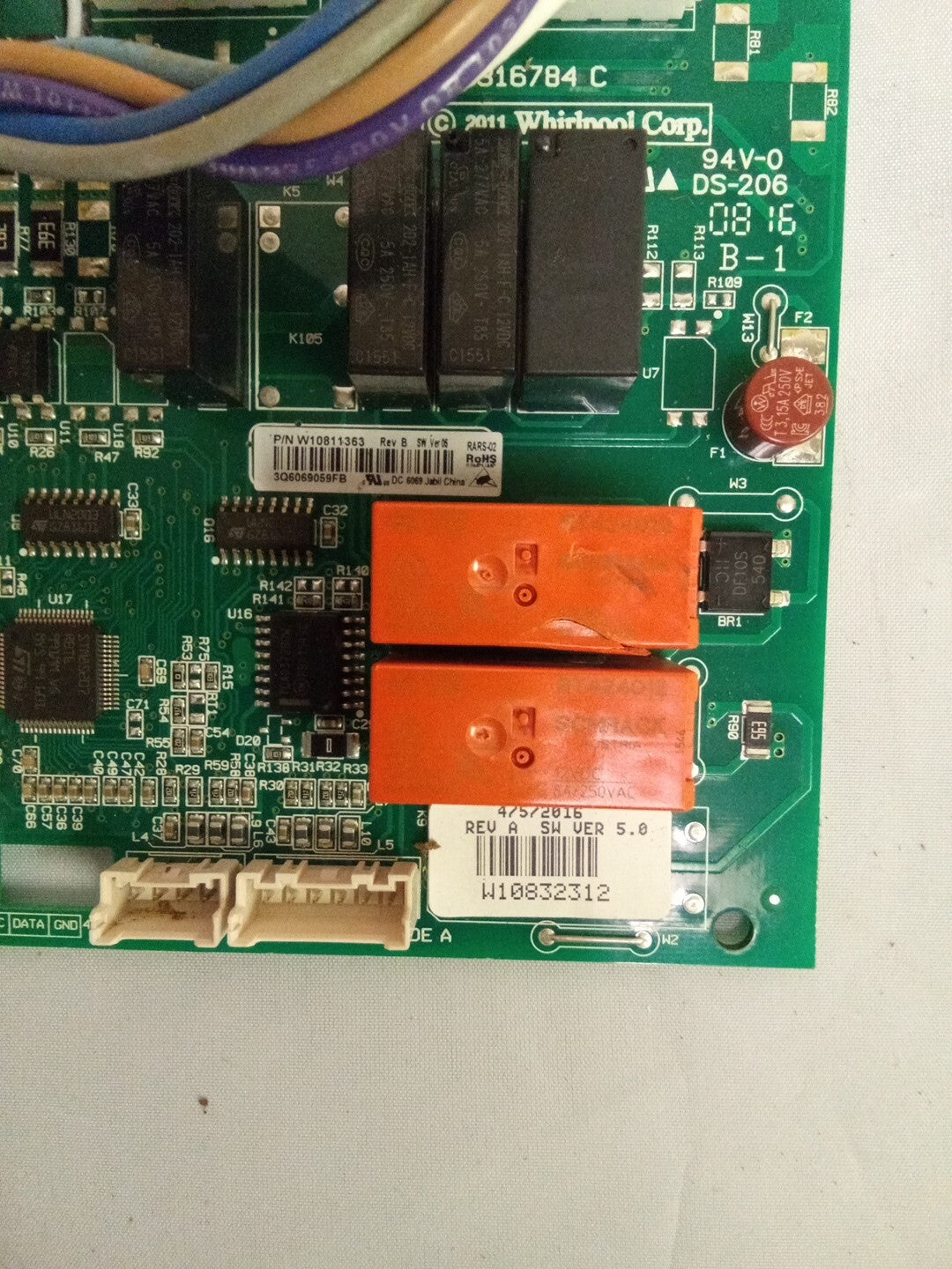 Whirlpool Refrigerator Control Board W10811363 AK-630