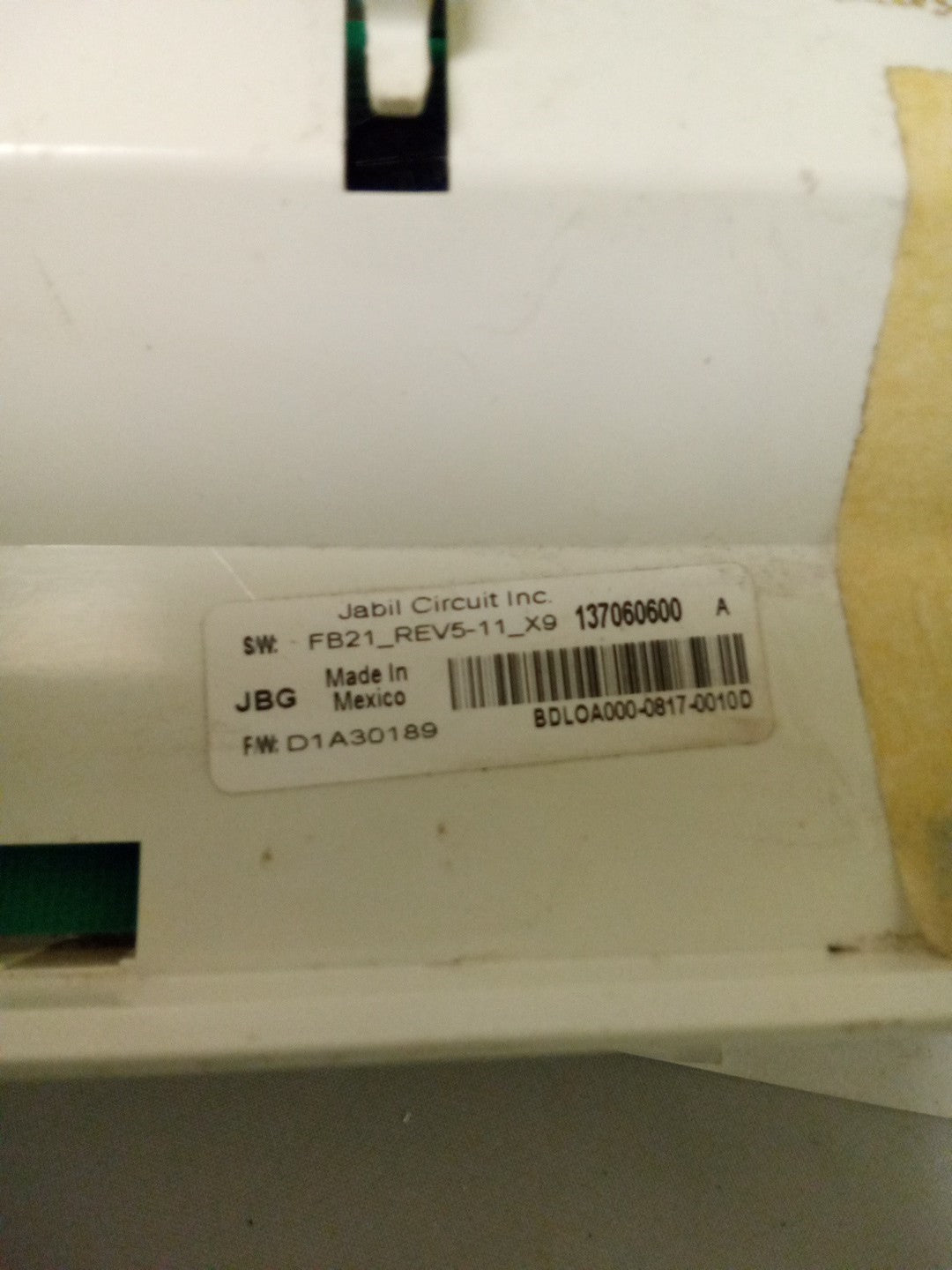Frigidaire Washer Control Board 137060600 AMK-381